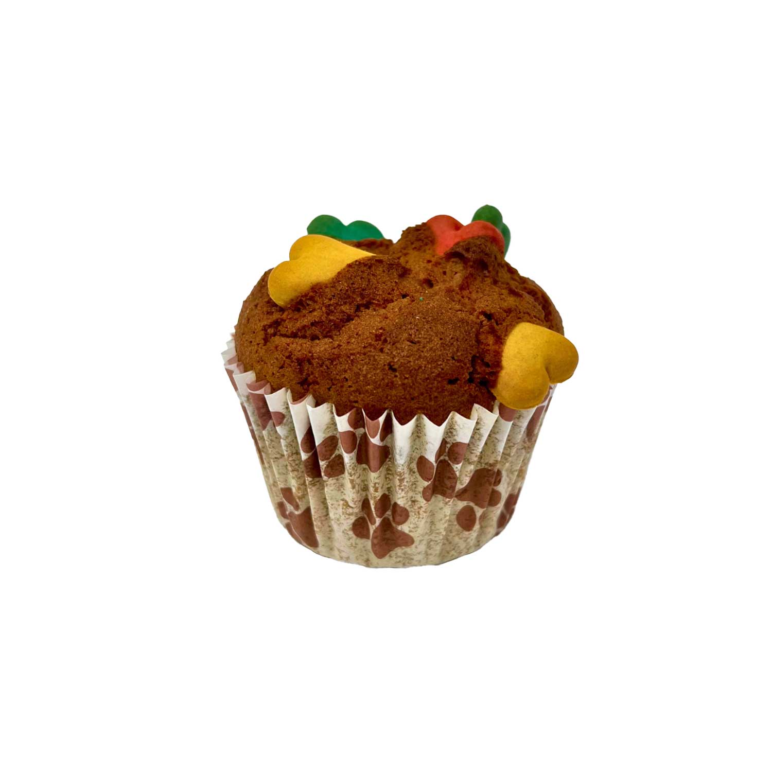 The Barking Bakery Orginal Carob Woofin with bones Dog Muffin