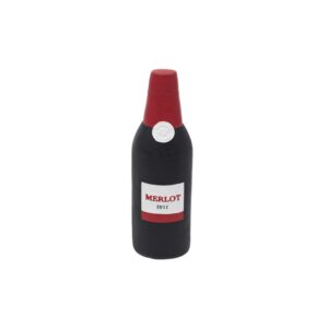 ZippyPaws Latex Happy Hour Crusherz Red Wine Dog Toy ZP1419