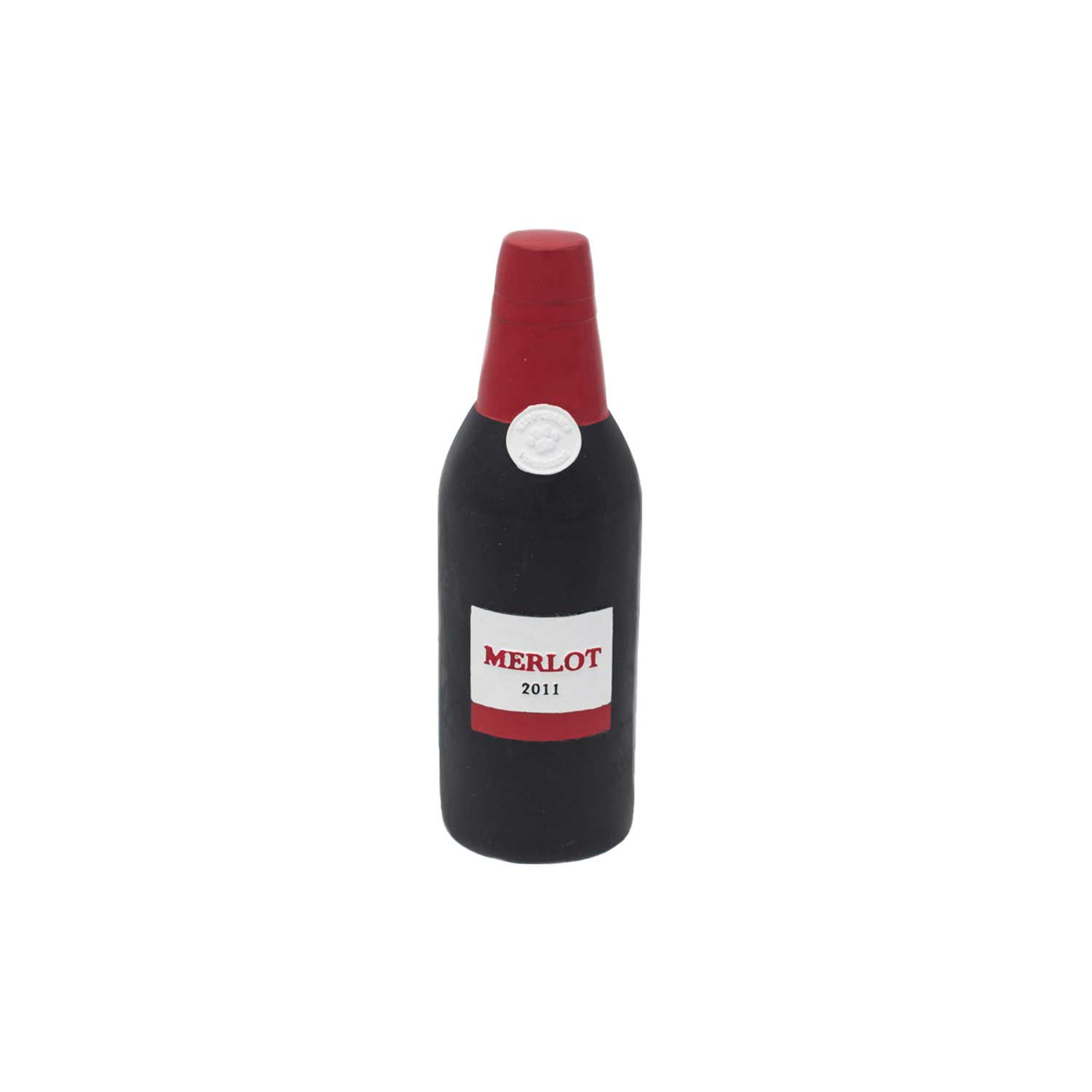 ZippyPaws Latex Happy Hour Crusherz Red Wine Dog Toy ZP1419