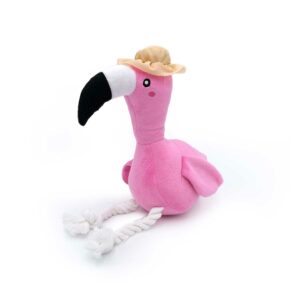 ZippyPaws Playful Pal Freya the Flamingo Dog Toy ZP1068