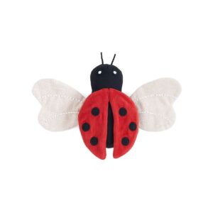 ZippyPaws ecoZippy Corduroy Critter Ladybug Dog Toy ZP1433