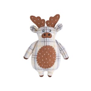 ZippyPaws ecoZippy Cotton Cuddler Moose Dog Toy ZP1436