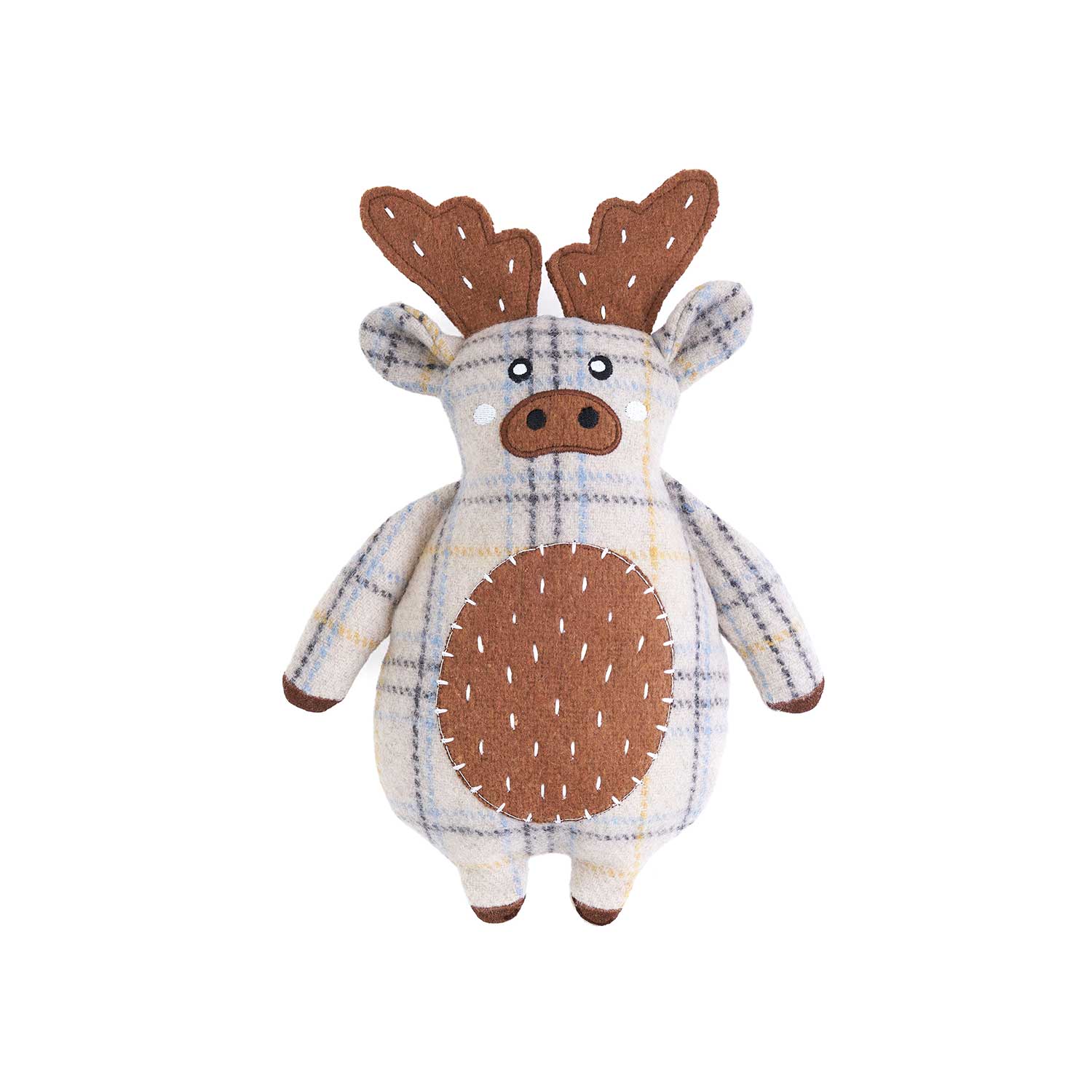 ZippyPaws ecoZippy Cotton Cuddler Moose Dog Toy ZP1436