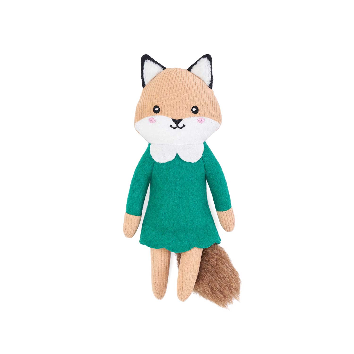 ZippyPaws ecoZippy Felt Friends Felicity the Fox Dog Toy ZP1441