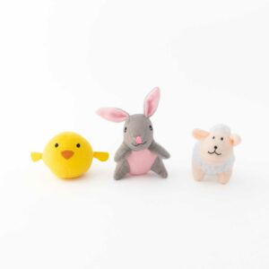 ZippyPaws Easter Miniz 3-Pack Easter Friends Dog Toy ZP738