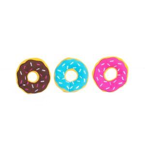 ZippyPaws Miniz 3-Pack Donutz Dog Toy ZP896