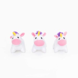 ZippyPaws Miniz 3-Pack Uincorns Dog Toy ZP939