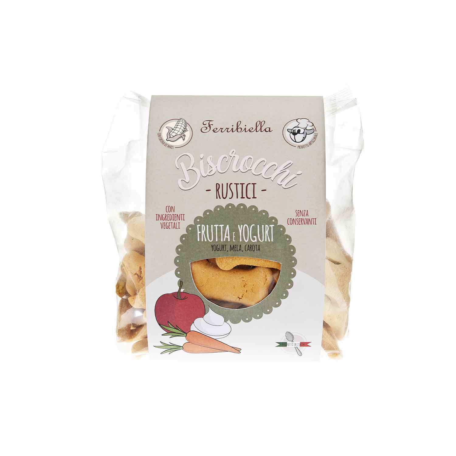 Ferribiella Biscrocchi Rustici Fruit and Yogurt Dog Biscuits BIS11
