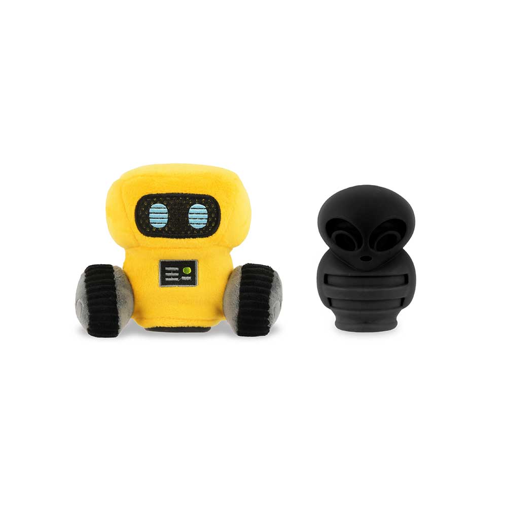 Pet Play Alien Buddies Robo-Rover 2 in 1 dog toy details