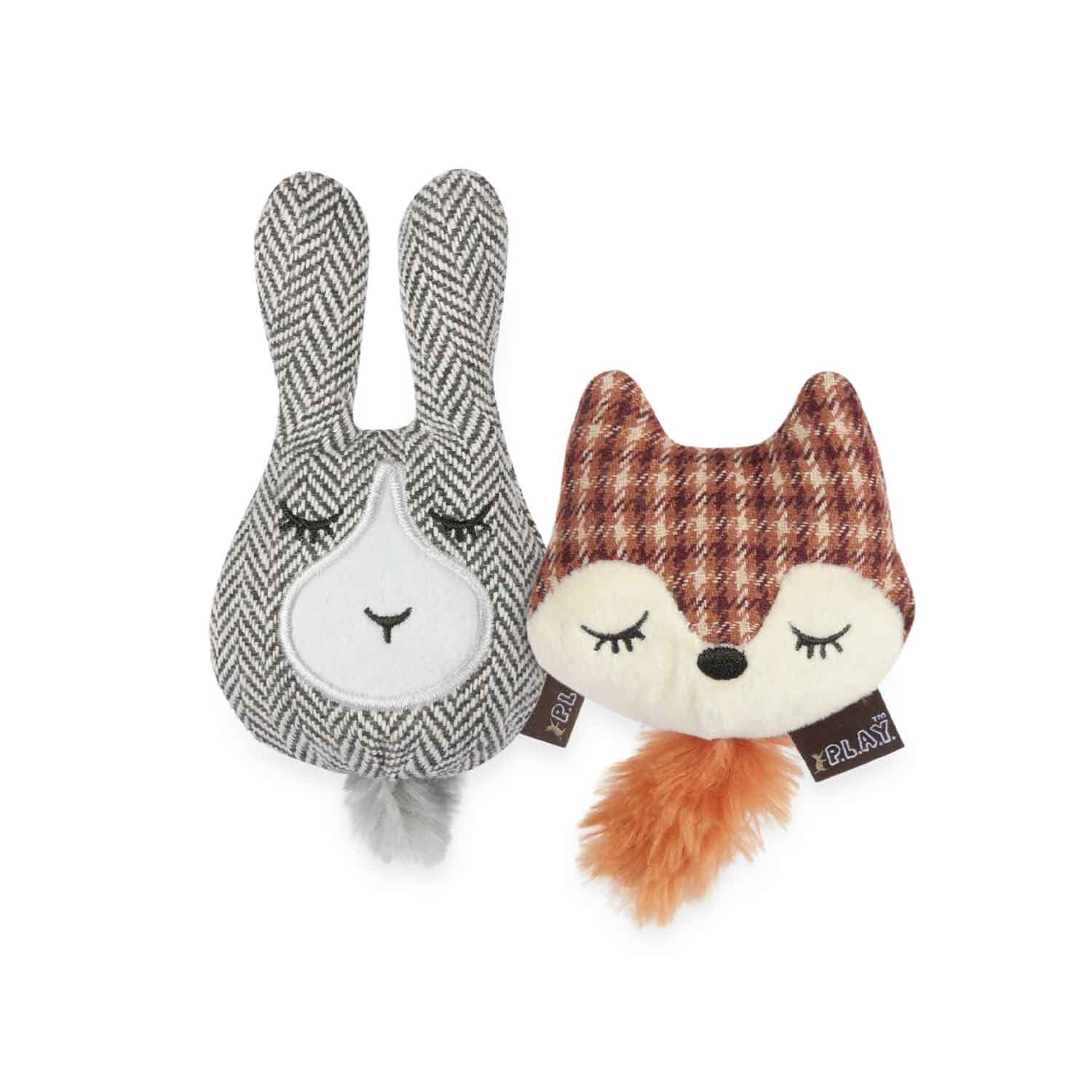 Pet Play Feline Friends Foxsy & Hopsy Catnip Cat Toy Set