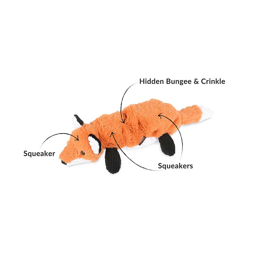 Pet Play Forest Friends Forest the Fox dog toy details