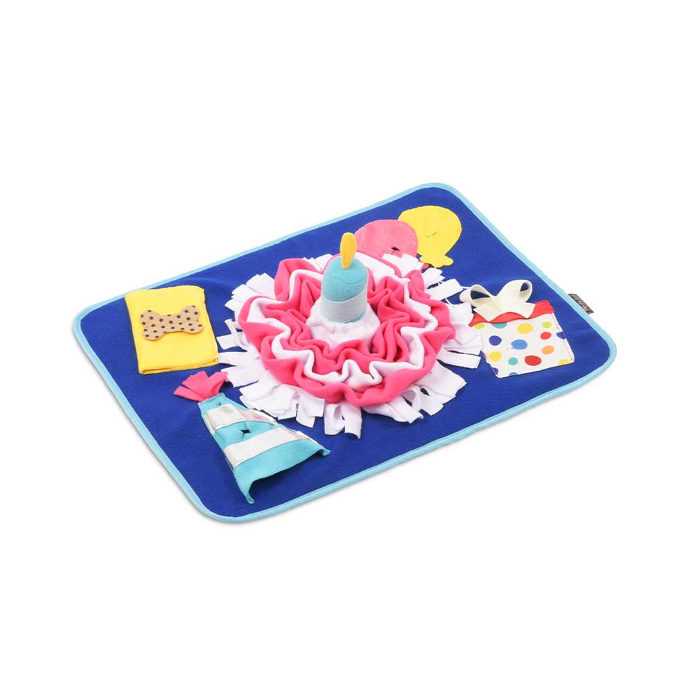 Pet Play Woof-day Celebration Snuffle Mat Birthday Snuffle Mat for dogs and cats