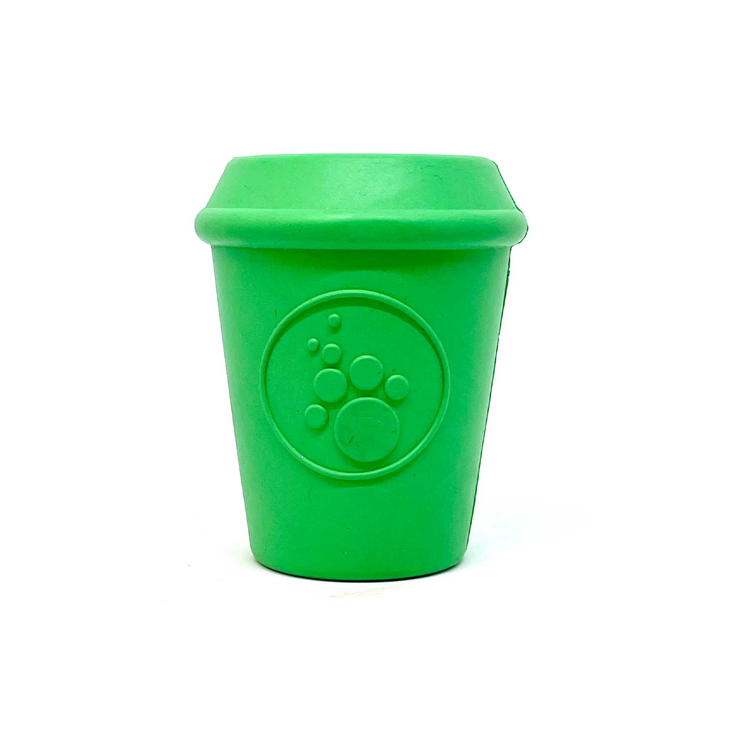 Sodapup Coffee Cup Durable Rubber Chew Toy And Treat Dispenser