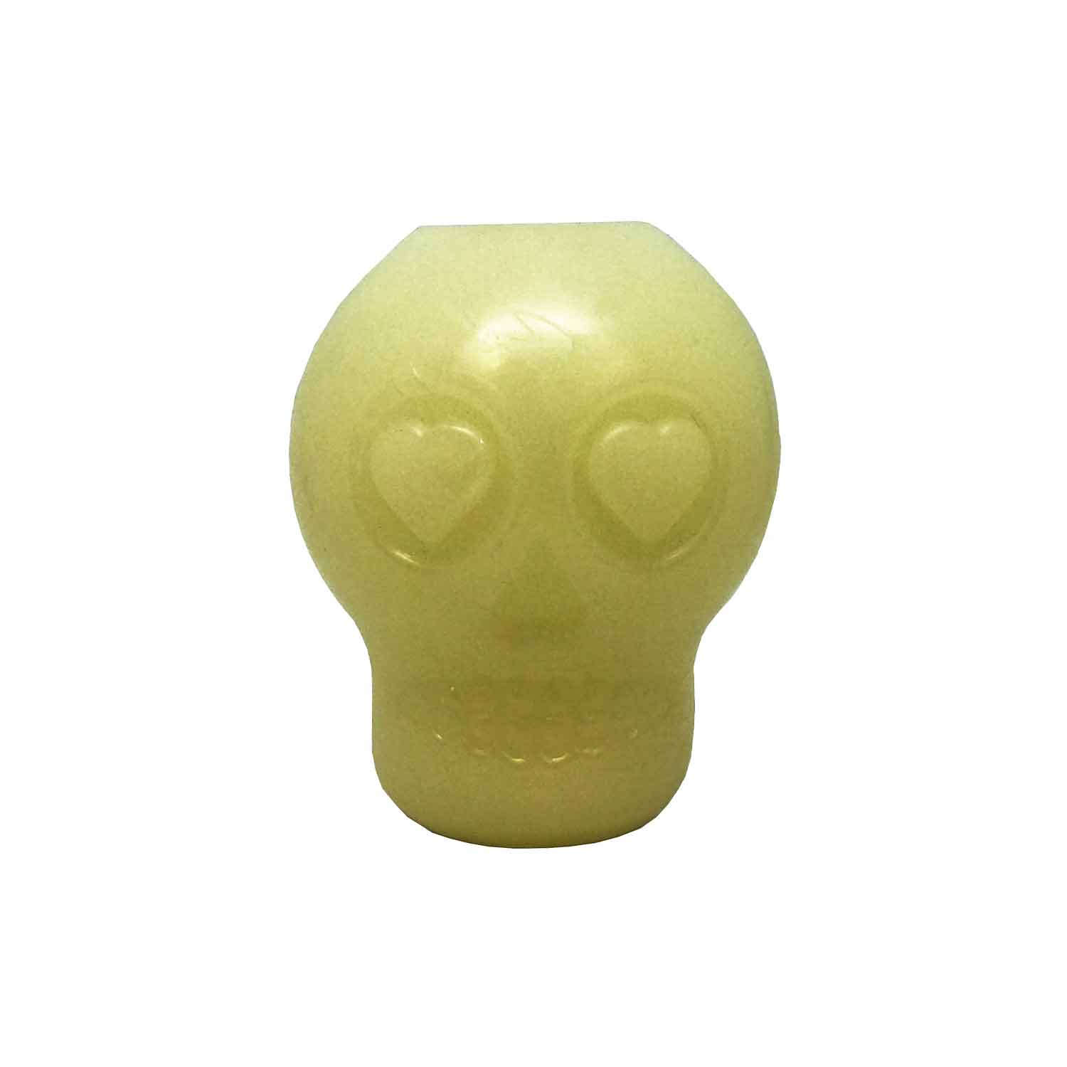 Sodapup Glow in the Dark Sugar Skull Chew Toy & Treat Dispenser