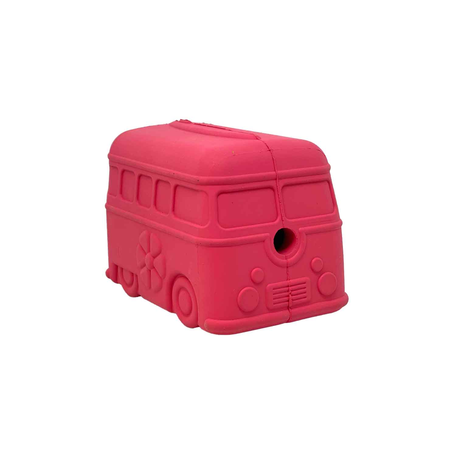 Sodapup Surf's Up! Retro Van Durable Chew Toy & Treat Dispenser Pink