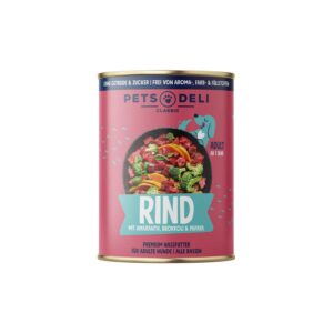 Pets Deli Beef with Amaranth, Broccoli & Papaya Dog Wet Food 400g