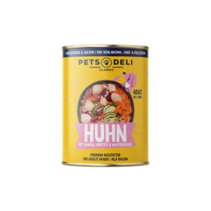 Pets Deli Chicken with Quinoa, Carrot & Evening Primrose Oil Dog Wet Food 400 g