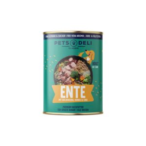 Pets Deli Duck with Buckwheat, Pumpkin & Chia Dog Wet Food 400g