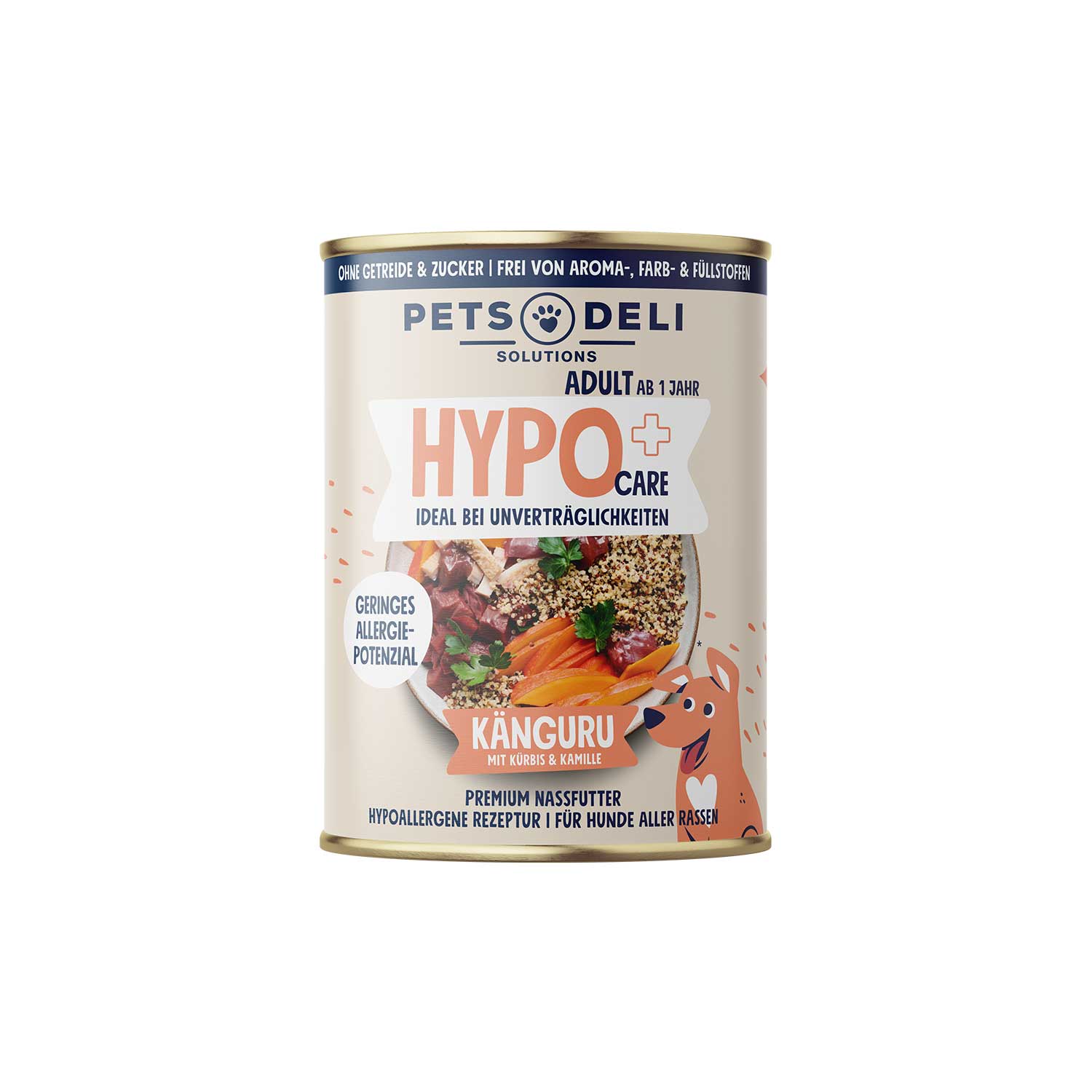 Pets Deli Hypo Care Kangaroo with Pumpkin & Chamomile Dog Wet Food 400g