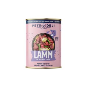Pets Deli Lamb with Millet, Pea & Pear Dog Wet Food 400g