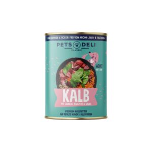 Pets Deli Veal with Quinoa, Carrot & Sage Dog Wet Food 400g