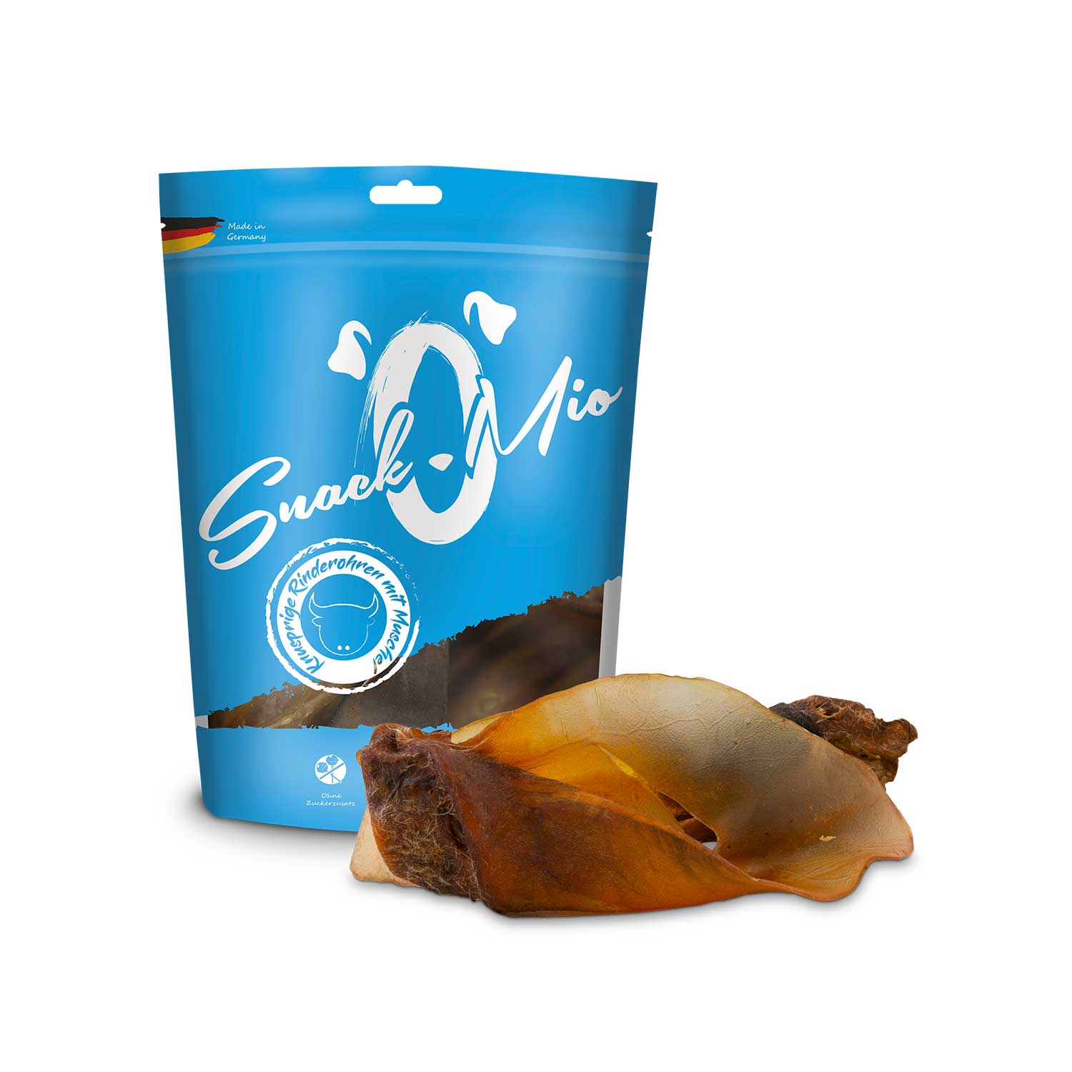 SnackOMio Beef Ears with Muscles for dogs