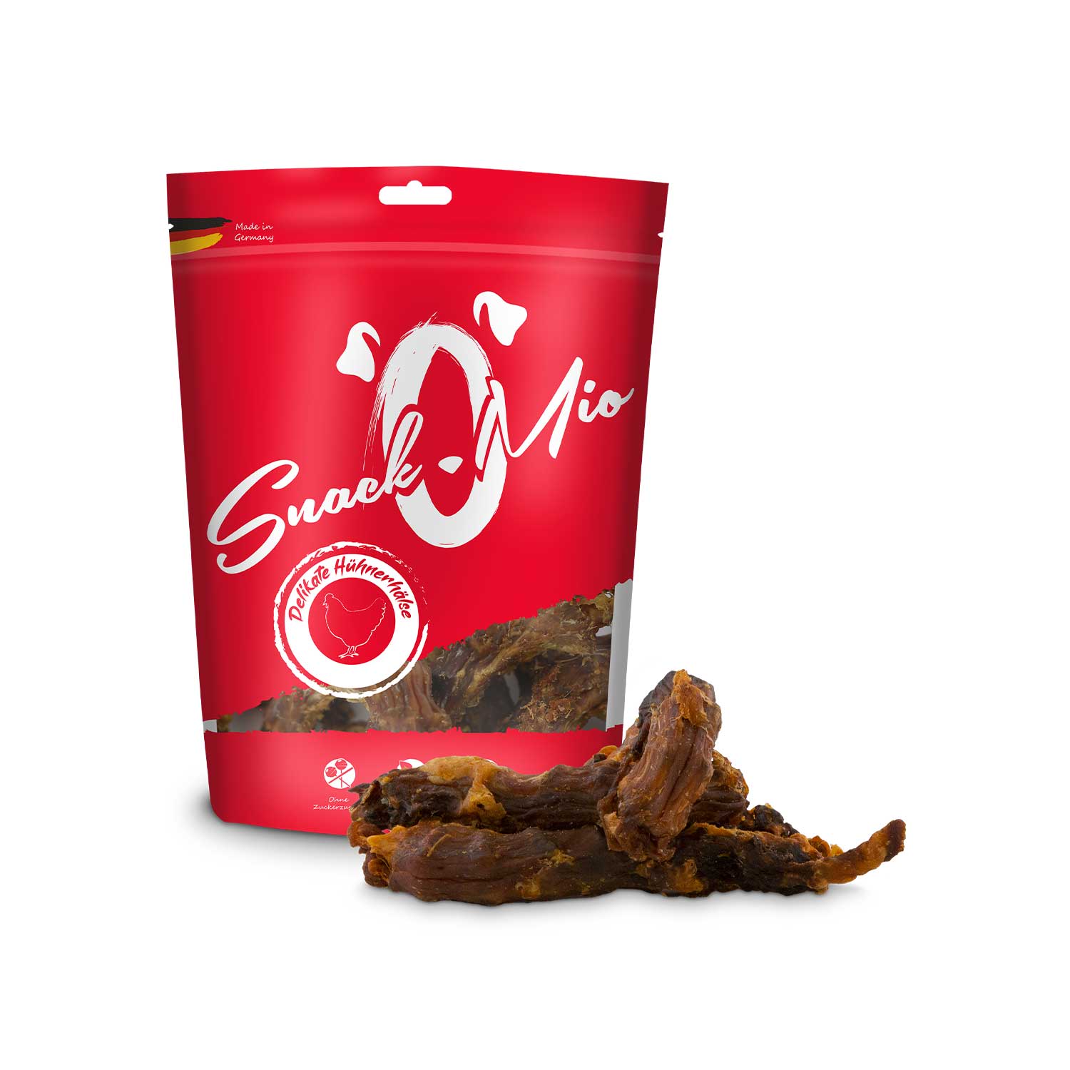 SnackOMio Chicken Necks Natural Dog Treats
