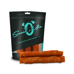 SnackOMio Crispy Chicken Breast Fillet Chew Roll 3-Pack