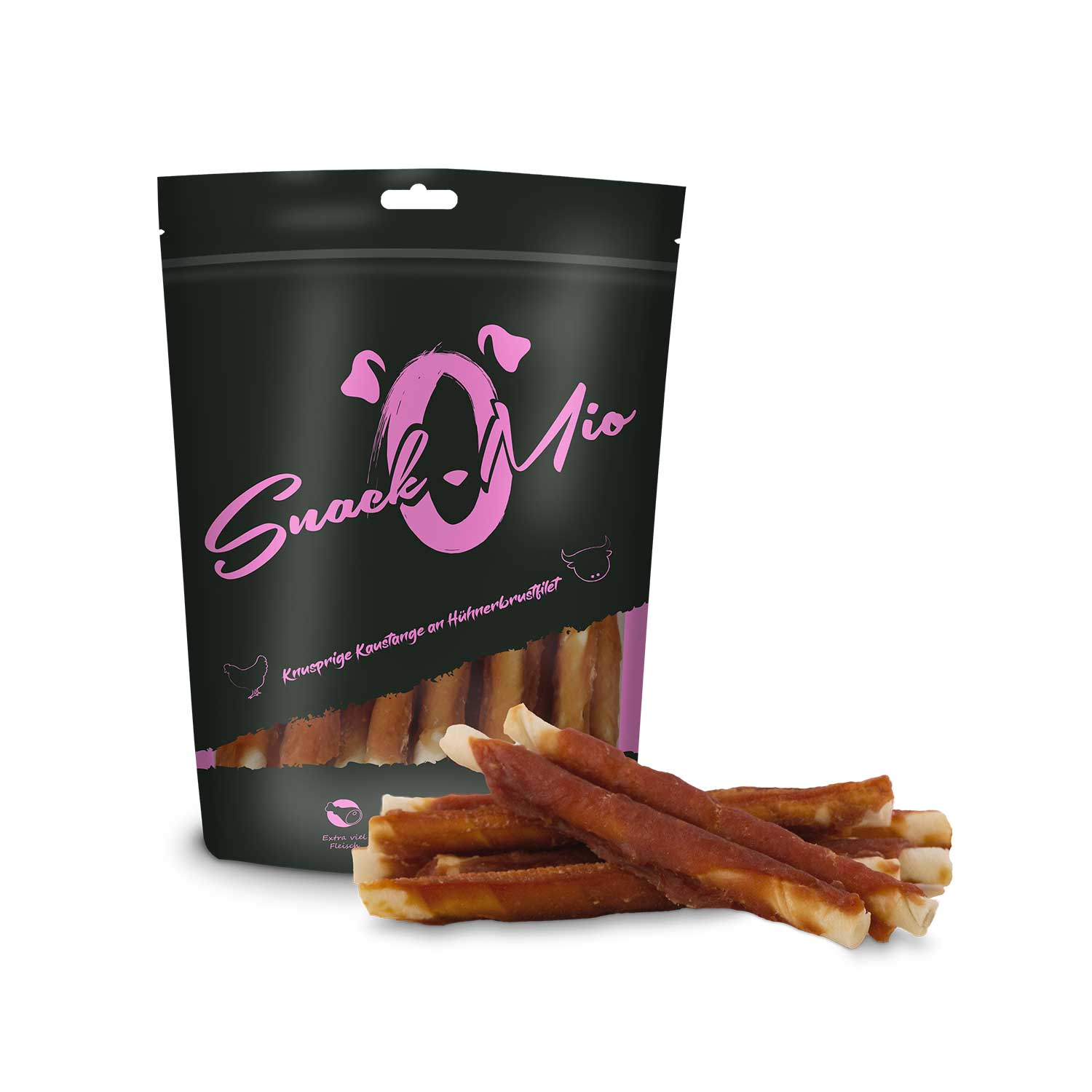 SnackOMio Crispy Chicken Breast Fillet Chew Stick Dog Treats