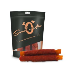 SnackOMio Crispy Duck Breast Fillet Chew Roll Dog Treats