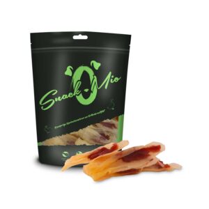 SnackOMio Crispy Rabbit Ears with Duck Breast Fillet Dog Treats
