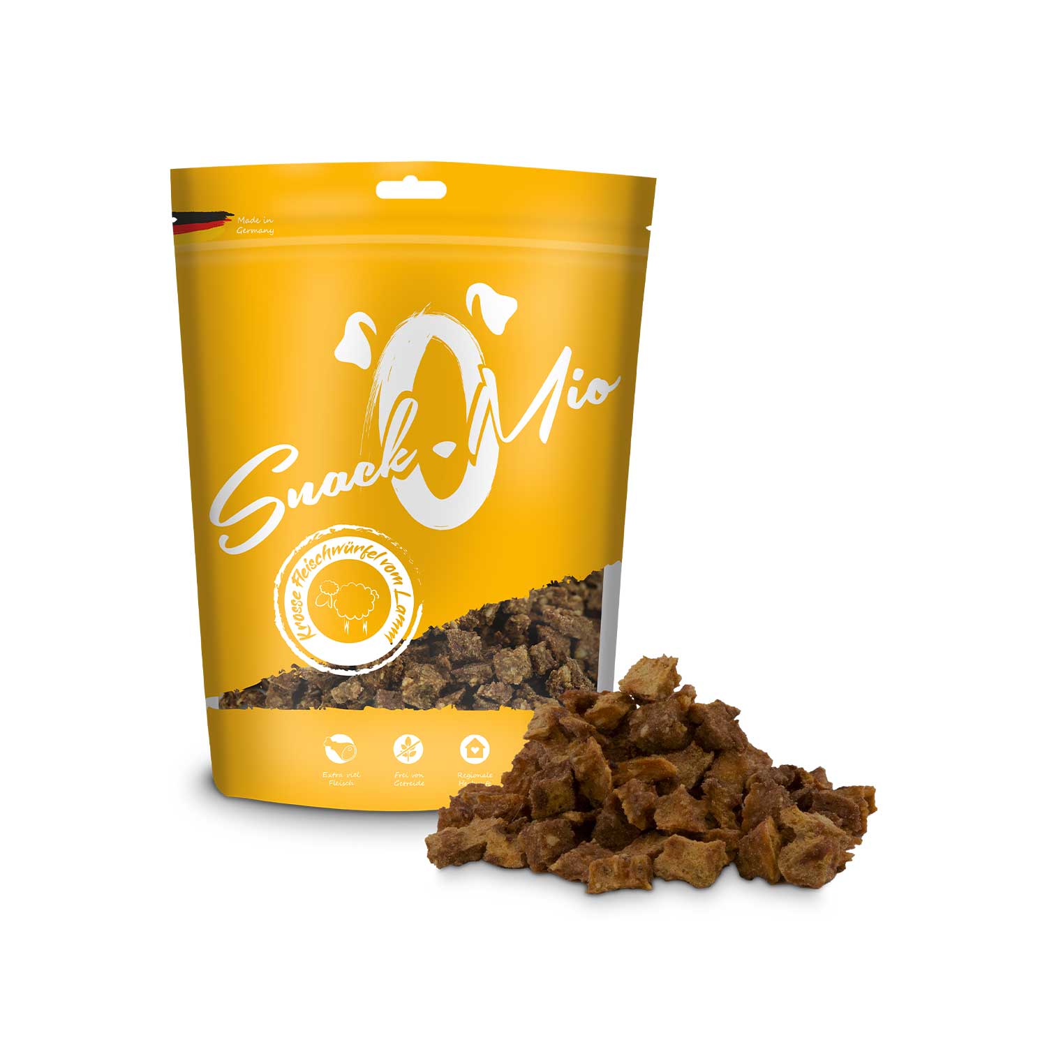 SnackOMio Lamb Cubes Dog Training Treats