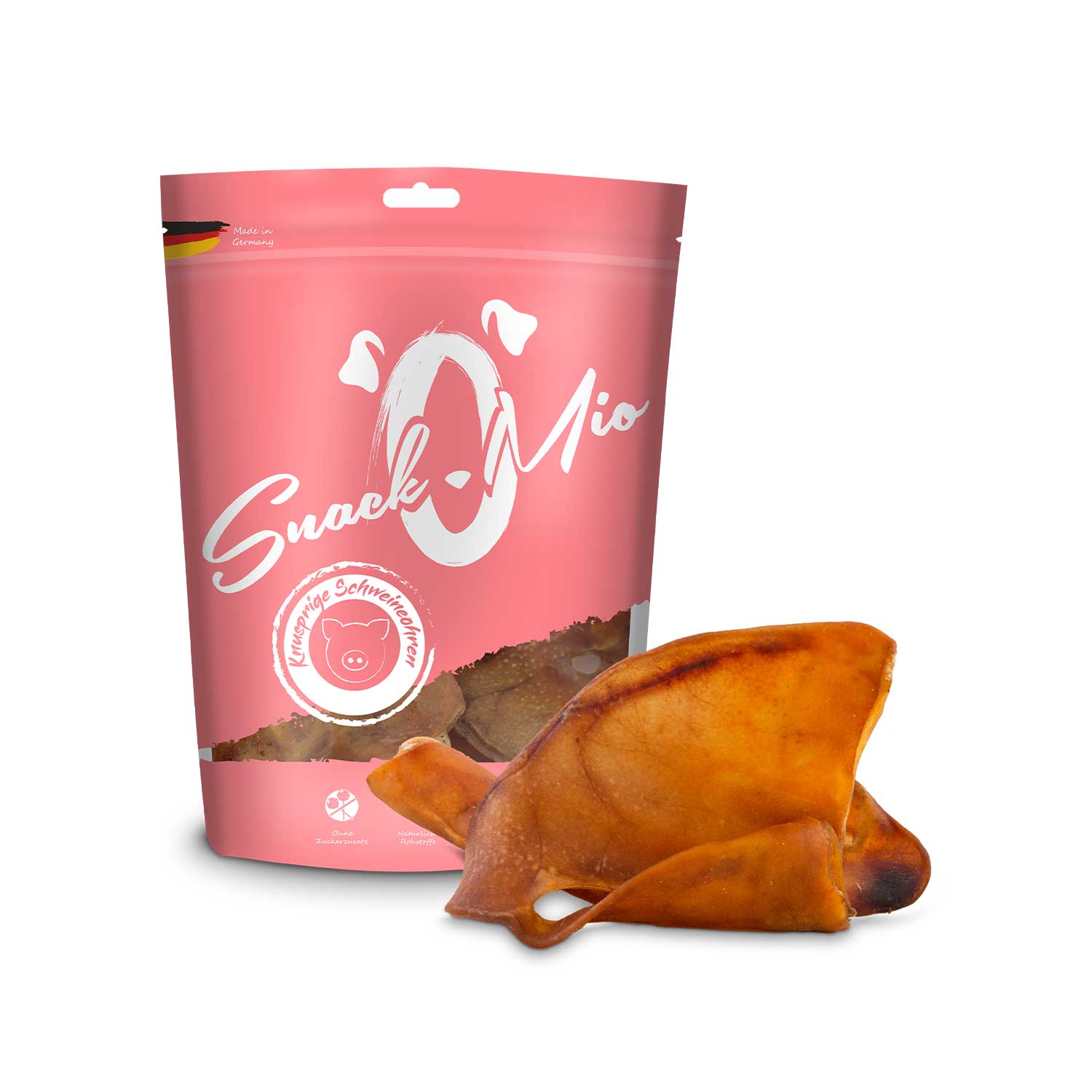 SnackOMio Pig Ears Natural Dog Treats