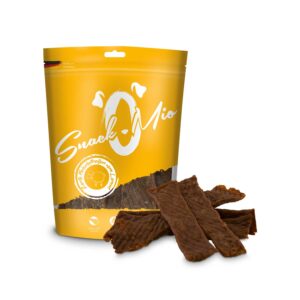 SnackOMio Tender Lamb Strips Single Ingredient Dog Treats