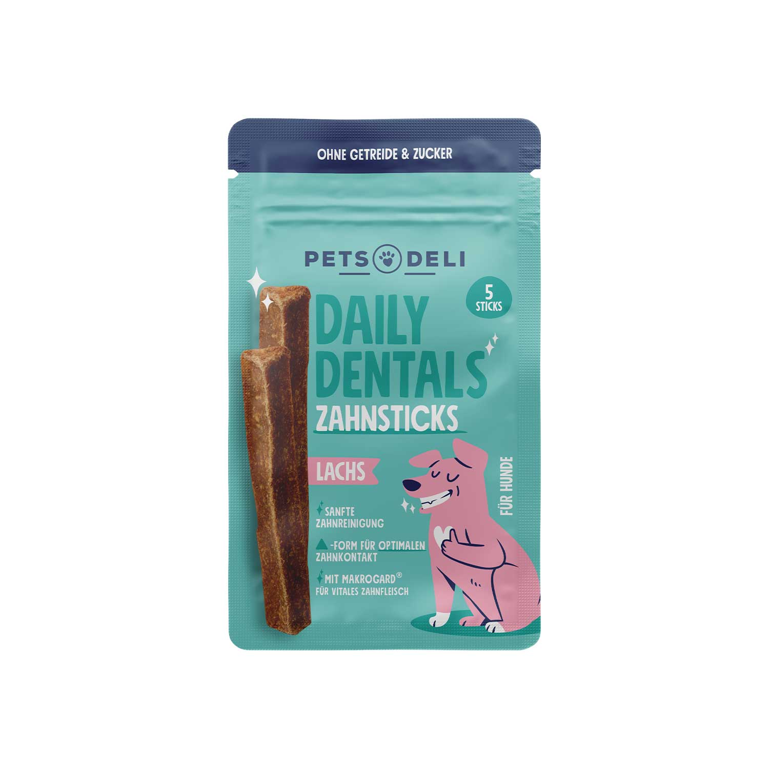 Pets Deli Daily Dentals Tooth Sticks Salmon dental sticks for dogs