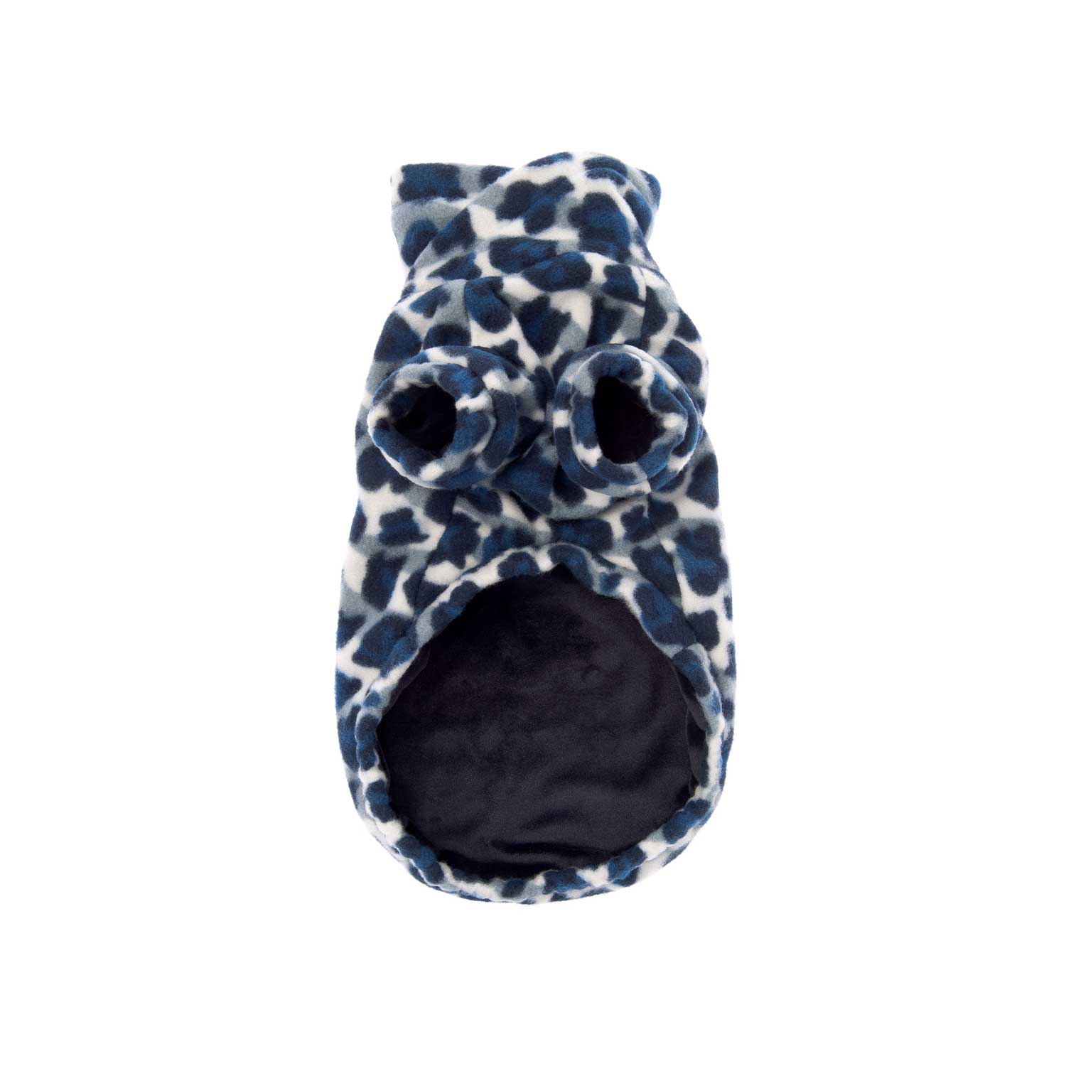 Ferribiella Pila Reversible Fleece Dog Sweater Blue Front