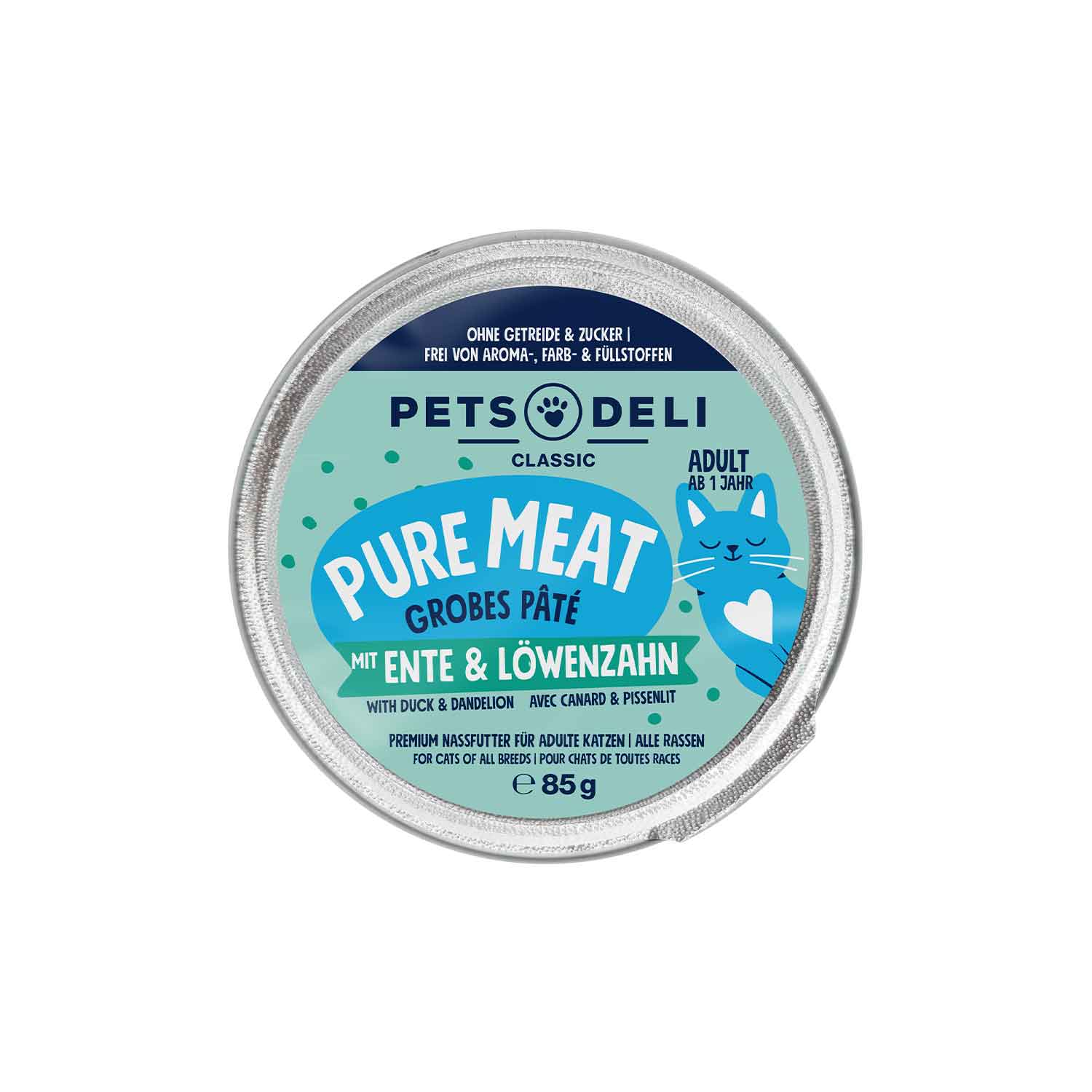 Pure Meat with Duck & Dandelion Cat Wet Food