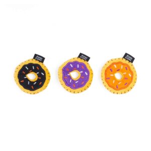 ZippyClaws Halloween Mini Donutz 3-Pack Halloween cat toys