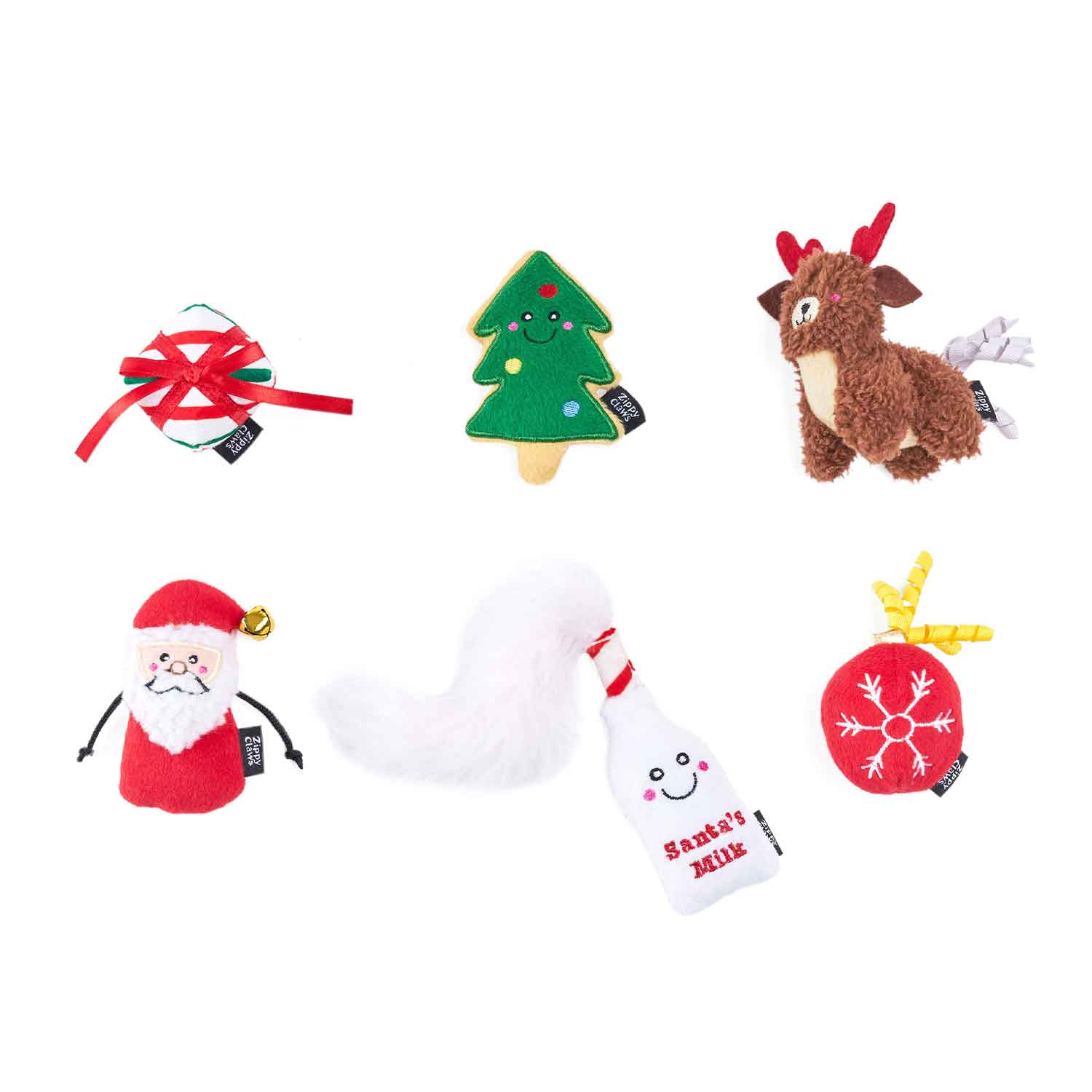 ZippyClaws Holiday 6-Pack Christmas Classics Cat Toys