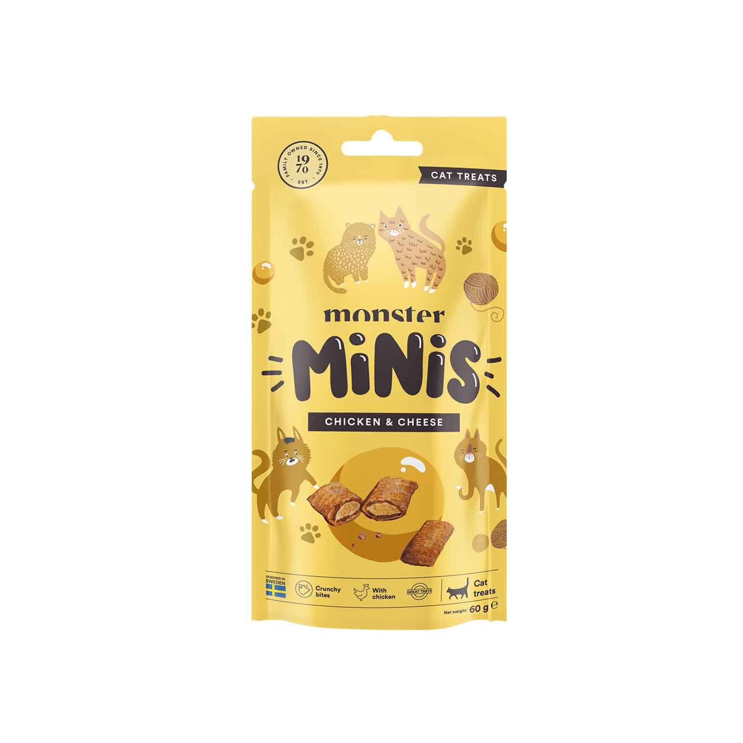 Monster Minis Chicken & Cheese Cat Treats