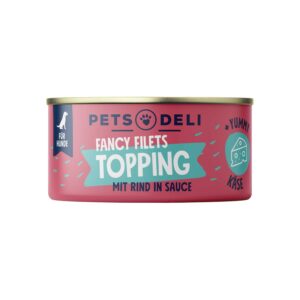 Pets Deli Fancy Fillets Topping with Beef
