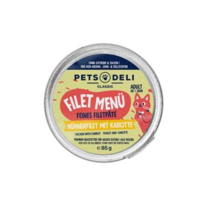 Pets Deli Filet Menu Chicken fillet with Carrots and Dandelion Cat Wet Food