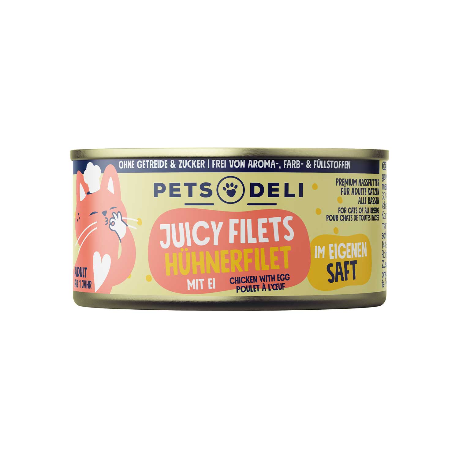 Pets Deli Juicy Filet Chicken with Egg Cat Wet Food