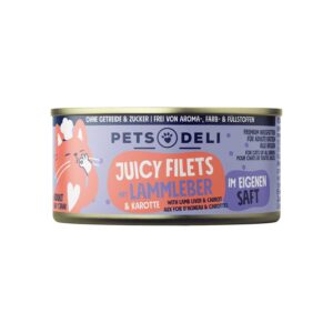 Pets Deli Juicy Filet Chicken with Lamb Liver & Carrot Cat Wet Food