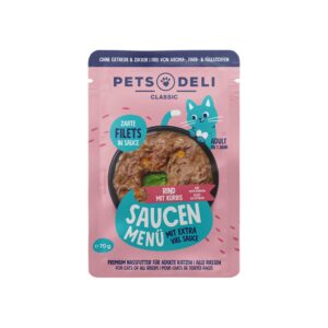Pets Deli Saucen Menu Beef with Pumpkin Cat Wet Food