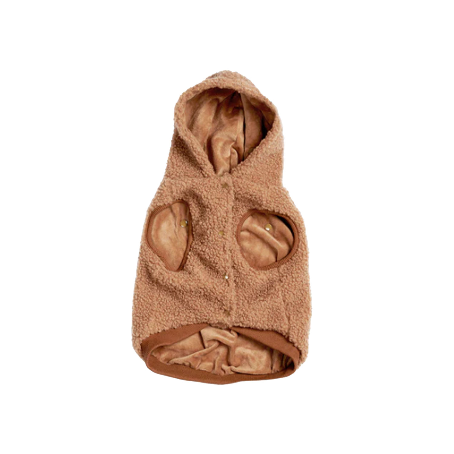 Spark Paws Teddy Sherpa Fleece Dog Jacket Brown Product