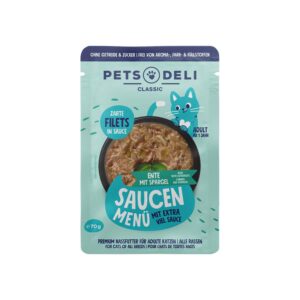 Pets Deli Saucen Menu Duck with Asparagus Cat Wet Food