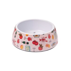 Ferribiella Les Gourmands Melamine Dog Bowl