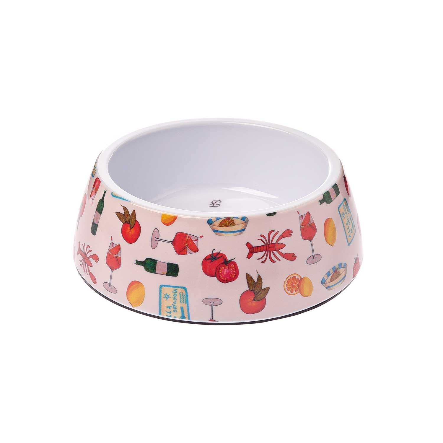 Ferribiella Les Gourmands Melamine Dog Bowl