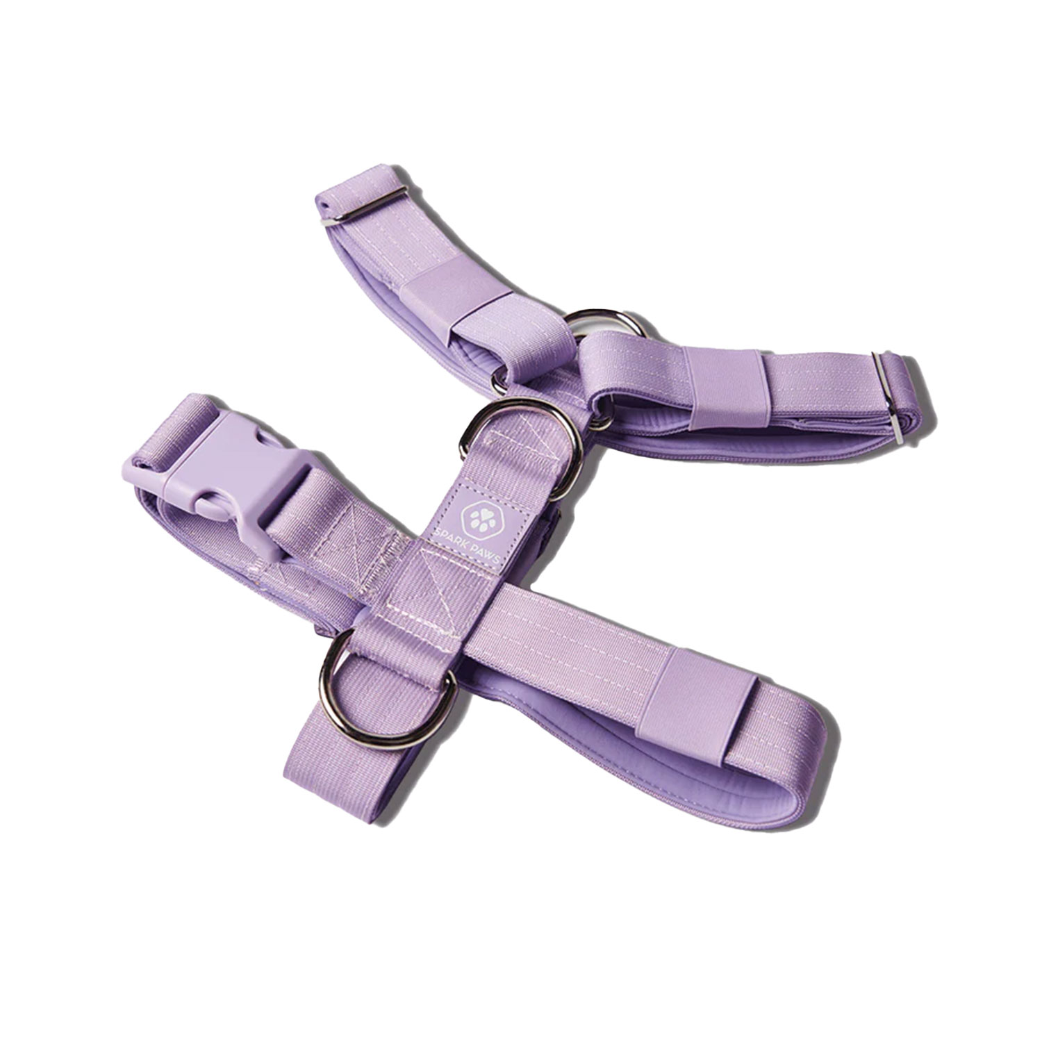 Spark Paws Comfort Control No-Pull Dog Harness Lilac